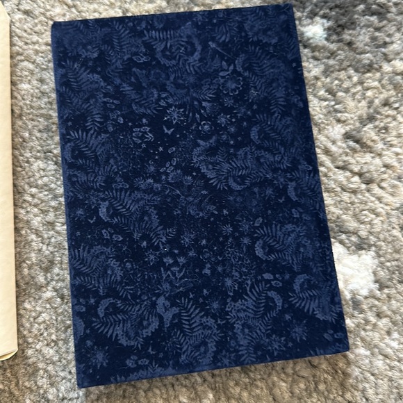 DIOR BLUE VELVET NOTEBOOK - Picture 4 of 5